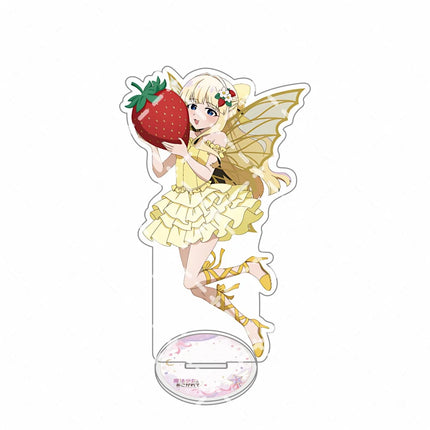 Gushing Over Magical Girls Locomuji White Dress Daisy Acrylic Standkeying, Elf Wings Anime Desk Ornament, Collectible FigureGift