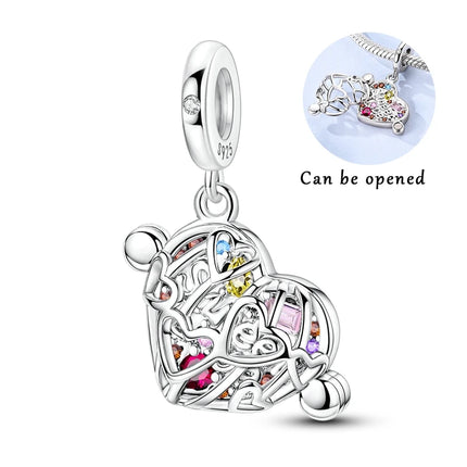 925 Sterling Silver Girl Holding Puppy Charm Love Tree of Life Fit Original 925 Bracelet For Women DIY Birthday Gift Jewelry