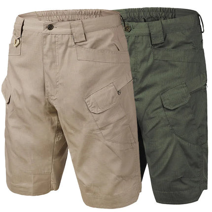 2026 Summer Men Camo Tactical Shorts Breathable Multi Pocket Black Camouflage Outdoor Hunting Camping Training Commute