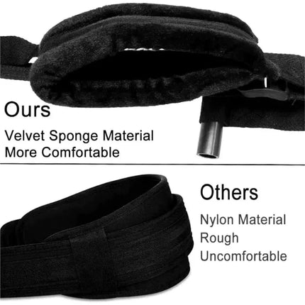 Extra Thick Padded Door Swing Ergonomic Leg Support Adjustable Over-The-Door Sling System Heavy-Duty Comfort Harness for Couple