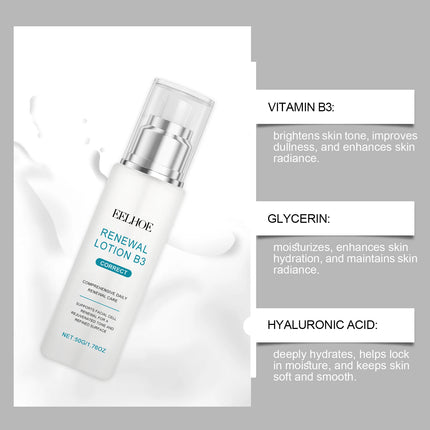Vitamin B3 Face Lotion Anti Aging Brighten Skin Fade Fine Lines Tone Increase Elasticity Anti-Oxidation Firming Lifting Cream
