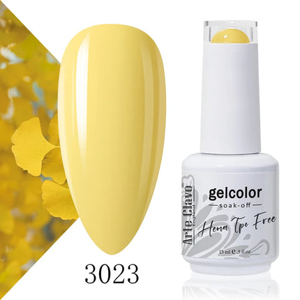 Arte Clavo Colourful Gel Nail Polish Nail Art Gel Varnishes Macaron Color Nail Semi Permanant Soak Off LED UV Gel Nail Varnishes