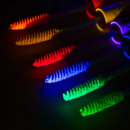 Colorful UV Mascara,Long-lasting Neon Mascara Curling Mascara Glow-in-the-Dark Eyelash Eye Makeup Club Parties Makeup Cosmetics