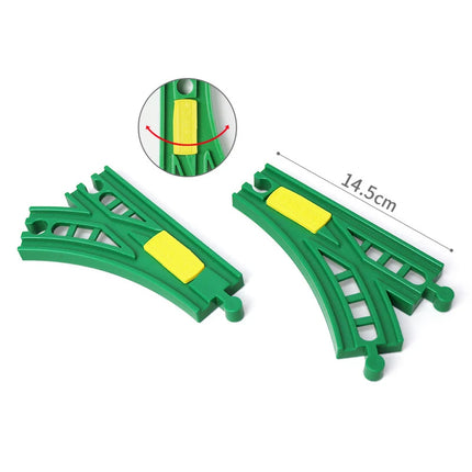 Wooden Track Accessories Beech Wood Railway Train Track Bridge Connector Toys Fit Thomas Wooden Train For Children Birthday Gift