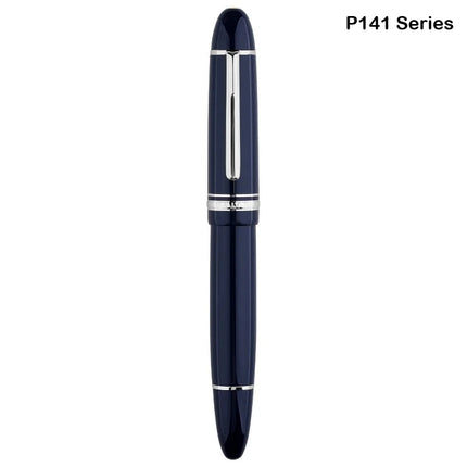 MAJOHN P140 Transparent Fountain Pen Sun Nib Metal Copper Piston Light Resin Body PK X159 9019 Stationery School Supplies