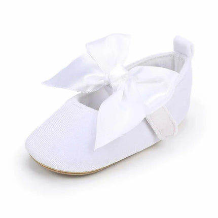 Spring and Autumn Baby Butterfly Knot Fashion Fluffy Princess Shoes 0-1 Year Old Baby Shoes Sneakers