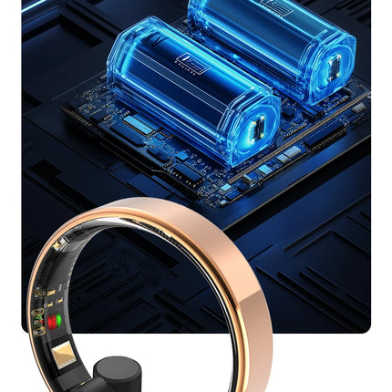 2026 Hot Sale Smart Ring Gesture Brush Video Wireless Bluetooth Call Music Control 5ATM Waterproof Heart Rate Monitor For Men