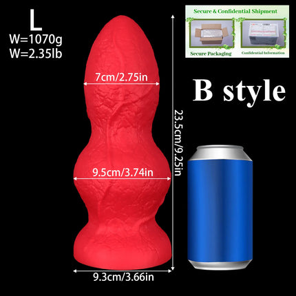 Big Butt Plug Soft Silicone Penis Anal Dilator Huge Anal Plug Dick Dildos Sex Product Stimulate Vagina and Anus Sex Toys for man