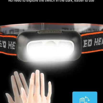 Flashlight Mini Keychain Light Work Light Rechargeable Lamp Super Bright Portable Lanterns LED Sensor Headlamp Fishing Camping