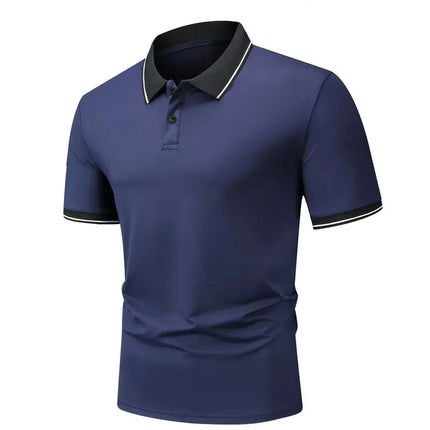 Fashion Men's Short Sleeved Summer Polo Shirt with 3D Digital Printing for Casual Outdoor Wear Cross-border Europe and America