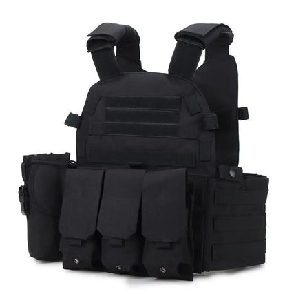 Kids Tactical Vest - Nylon Camo Gear for Training & Outdoor Play / Gilet Tactique Enfant - Équipement Camouflage en Nylon