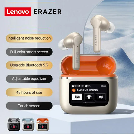 Original ERAZER XP1 Bluetooth Earphones LCD Intelligent Color Screen Wireless Headphones Touch Screen Global Language