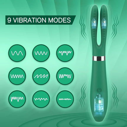 Rabbit Ear Sex Toy Clitoral Vibrator for Women G Spot Massage Dildo Vibrator 9 Modes Clitoral Stimulator Adult Sexual Products