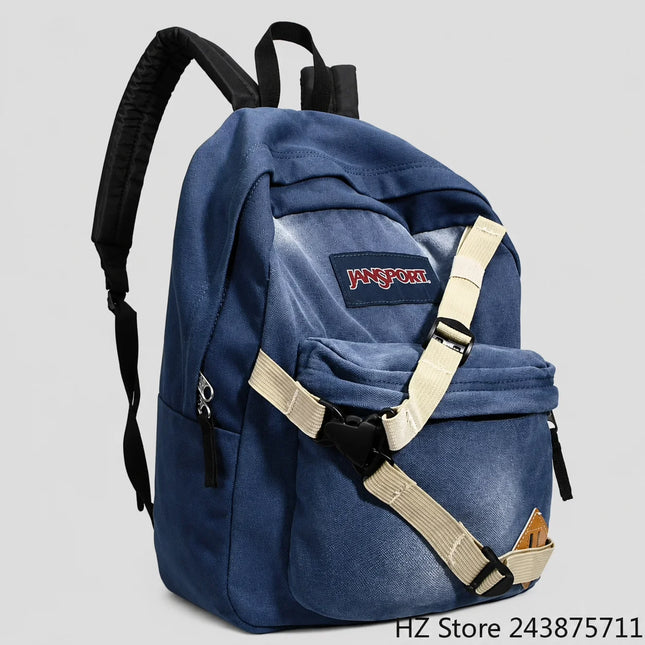 Spider-Man Denim Backpack Spiderman Bookbag Andrew Garfield Backpack Travel BookBag Laptop Bag for Birthday Gift 40X30cm