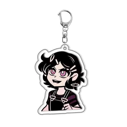 Game The Coffin of Andy and Leyley Cosplay Acrylic Keychain Women Man Cute Key Chain Key Ring Bag Charm Ornament Accessories