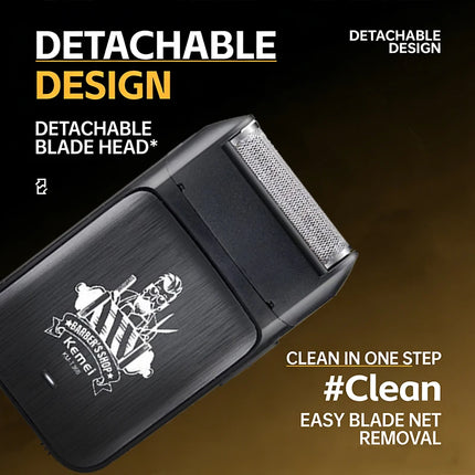 Kemei KM-2299 KM-T366 2 in 1 Professional Hair Clipper Set for Men Electric Oil Head Hair Trimmer Shear Carving Pusher Razor