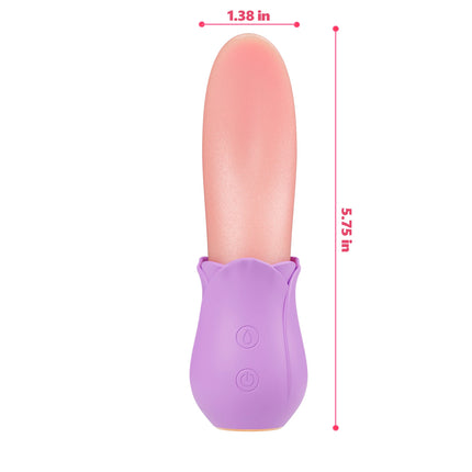 Realistic Tongue Vibrator for Women Multi-Frequency Selection Vaginal Clitoral Sex Toy Adult Product Female Pleasure