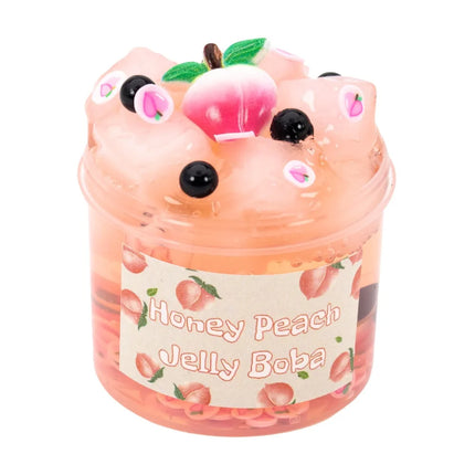 Soft 300ml/70ml Slime Kit Fruit Crunchy Non-Sticky Jelly Cube Slime Glitter Stress Relief Children's Toy Gifts Party Favor Gifts