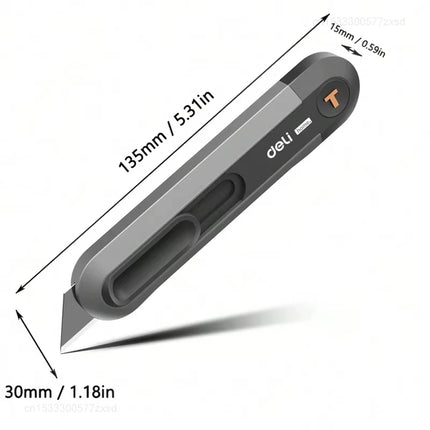 New Portable Mini Utility Knife Carbon Steel Blade Safety Lock Stretch Pocket Professional Paper Cutter Multifunction Tools Set