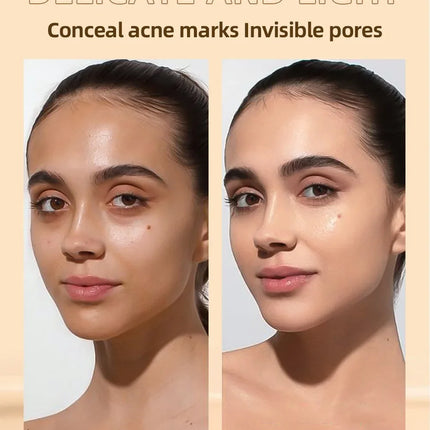 Matte Face Foundation Makeup Base Cream Full Coverage Concealer Cover Ance Moisturizing No Cracking Waterproof Face Corrector
