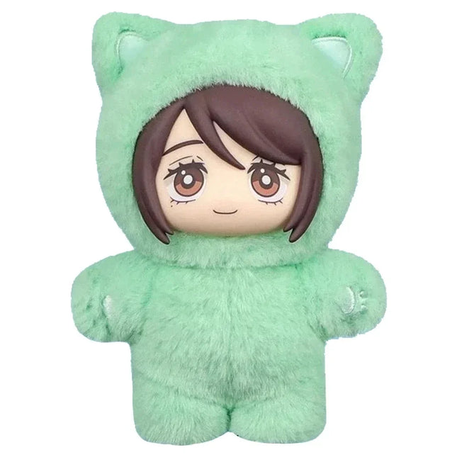 @@BANDAI Jujutsu Kaisen 2 Cat Ear Plushie Series Blind Box Anime Figure - Mystery Room Decoration Collection Kids Gift