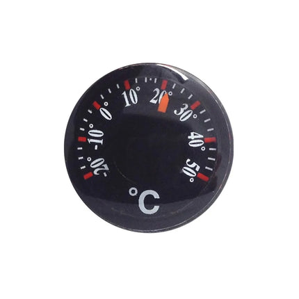 Practical Mini Circular Thermometer Plastic Waterproof Dial Thermometer 20mm Scale Measurement High Accuracy Thermometer Office