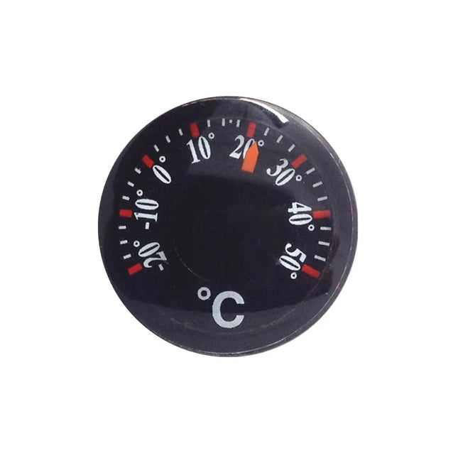 Practical Mini Circular Thermometer Plastic Waterproof Dial Thermometer 20mm Scale Measurement High Accuracy Thermometer Office