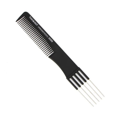 Professional Hair Tail Combs Stainless Steel Salon Cut Styling Comb Spiked Hair Care Styling Tools Barber Accessories Fine Teeth