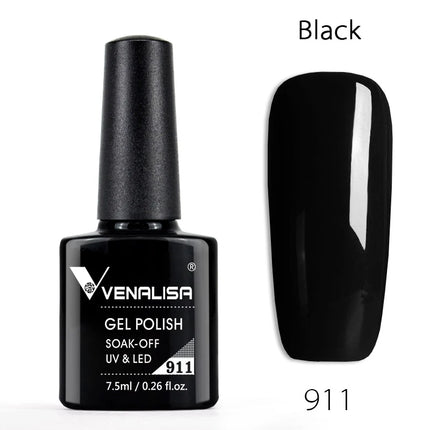 Venalisa Nail Gel Polish Semi Permanent Salon Quality TPO Free Glitter 7.5ml Soak off UV LED Nail Gel Varnish