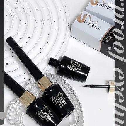 Black Liquid Eyeliner Ultra Fine Natural Smooth Eyeliner Lasting Waterproof Quick Dry Non-Smudging Eye Durable Makeup Cosmetics
