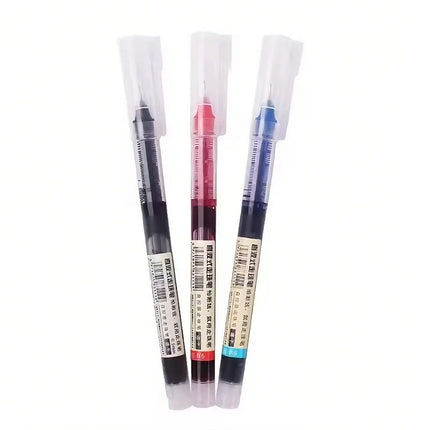 High Quality 0.5mm Quick Drying Fine Point Liquid Ink Pens Smooth Writing Comfortable Grip Non-Smudge for Office School Supplies
