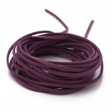 3mm Faux Suede Braided Cord Korean Velvet Leather For Handmade DIY Beading Bracelet Jewelry Making Thread String Rope 1m/4m/roll