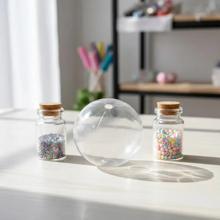 Handmade Empty Water Ball Skin Shell 4CM 5CM 6CM Stress Relief Refillable Substitute Squeeze Ball Toy for Desk Home Use