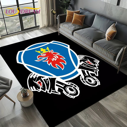 2025 New 3D S-Scania Top Class Truck Lorry Cartoon Rug Carpet for Living Room Bedroom Home Decor, Floor Mat Non-slip Sofa Doormat