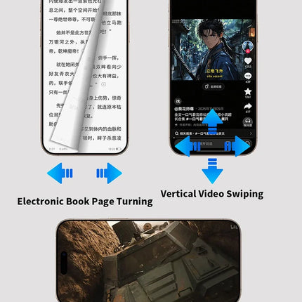 TikTok remote, scrolling ring, finger mouse, bluetooth page turner, , wireless video controller, ebook pag turner,