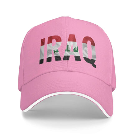 Women Men Iraq Flag Iraqi Outdoor Hat  Trucker Cap Casual Baseball Cap Snapback Hats