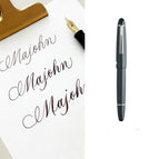 136 Battleship Grey / Flex Nib (Silver)