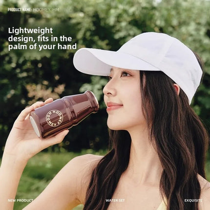 280/360ml Insulated Cup High Appearance Portable Pocket Coffee Mug For Women On-the-Go Water Bottle