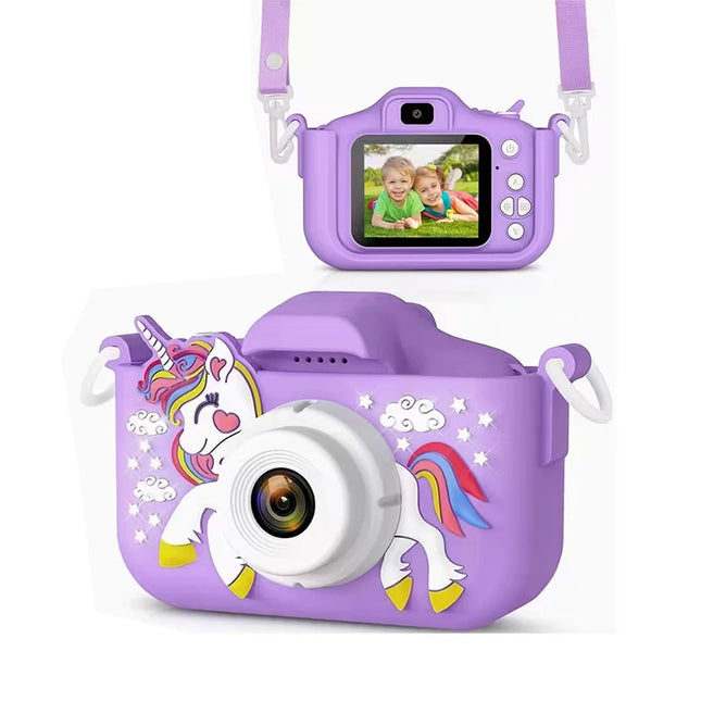 VYVYLABS Children's Camera Toy Unicorn Camera For Kids' Christmas Birthday Holiday Gift Digital Camcorder Mini Thermal Print
