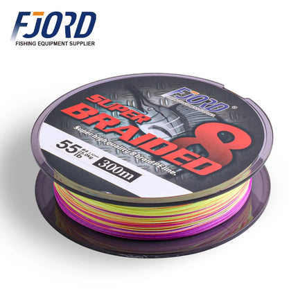 FJORD 8-strand Braided Fishing Line Multifilament Carp Line 300m 150m Fishing Wire Cord Item Equipemnt Fishing Accessories