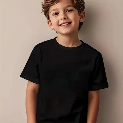 Summer Short Sleeve Tops Cute Cartoon Print T-Shirt Kids Leisure T-Shirt Baby Girls T-Shirt Toddler Boys