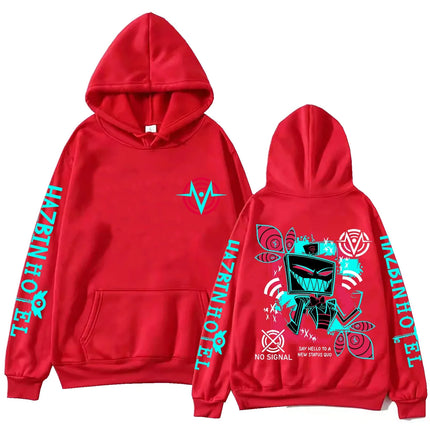 2026 Hazbin Hotel Vox Print Hoodie Man Woman Harajuku Pullover Tops Fashion Sweatshirt