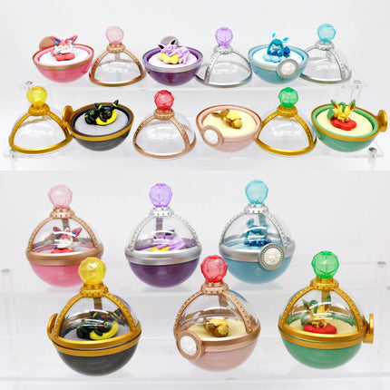 Pokemon Miniature Blind Box Scene Props Dreaming Case Vaporeon Flareon Leafeon Glaceon Espeon Jolteon Figure Table Ornaments