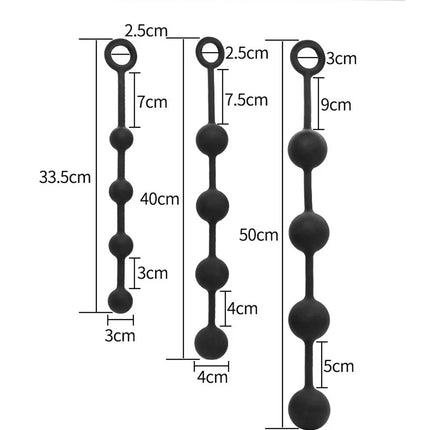 3/4/5/6 Huge Anal Beads Hard Silicone Anal Balls Sex Toys For Women Men Prostate Massage Big Butt Plug Anal Dilation Masturbator