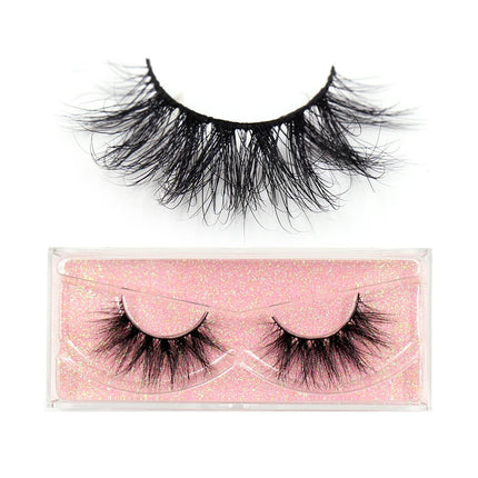 LEHUAMAO 3D Mink Lashes Makeup Eyelashes Fluffy Natural long fake lashes Full stripe reusable False Eyelash Extension 1 Pair