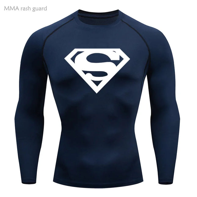 Men's Compression Sports T-Shirt - Quick-Dry Fitness / T-Shirt de Compression Sportif Hommes - Séchage Rapide Fitness