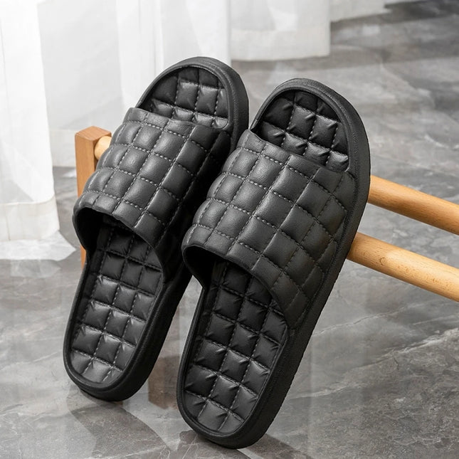 Summer Home Slippers Women Bathroom Non-slip Sole Sandals Men Lightweight Soft EVA Slides Couples House Shoes