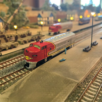 N Scale HF 1:160 ALL METAL FP-7 LOCO Alloy Train Model With Power Classics Adult Souvenir Gift Hobby & Toys
