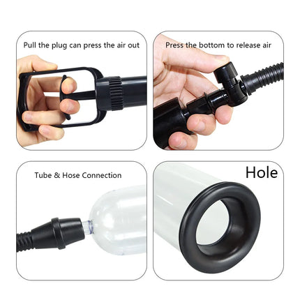 Penis Pump Mnual Penis Enlarger Male Enhancement Erection Sex Toys For Man Vacuum Pump Big Dick Trainer Cock Lasting Masturbator