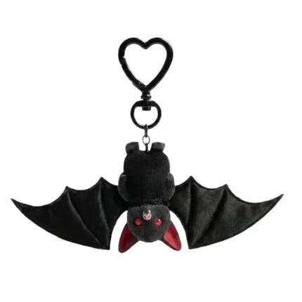 Gothic Style Bat Keychain Soft Portable Lightweight Bat Hanger Decoration Novelty Pendant Backpack Ornament